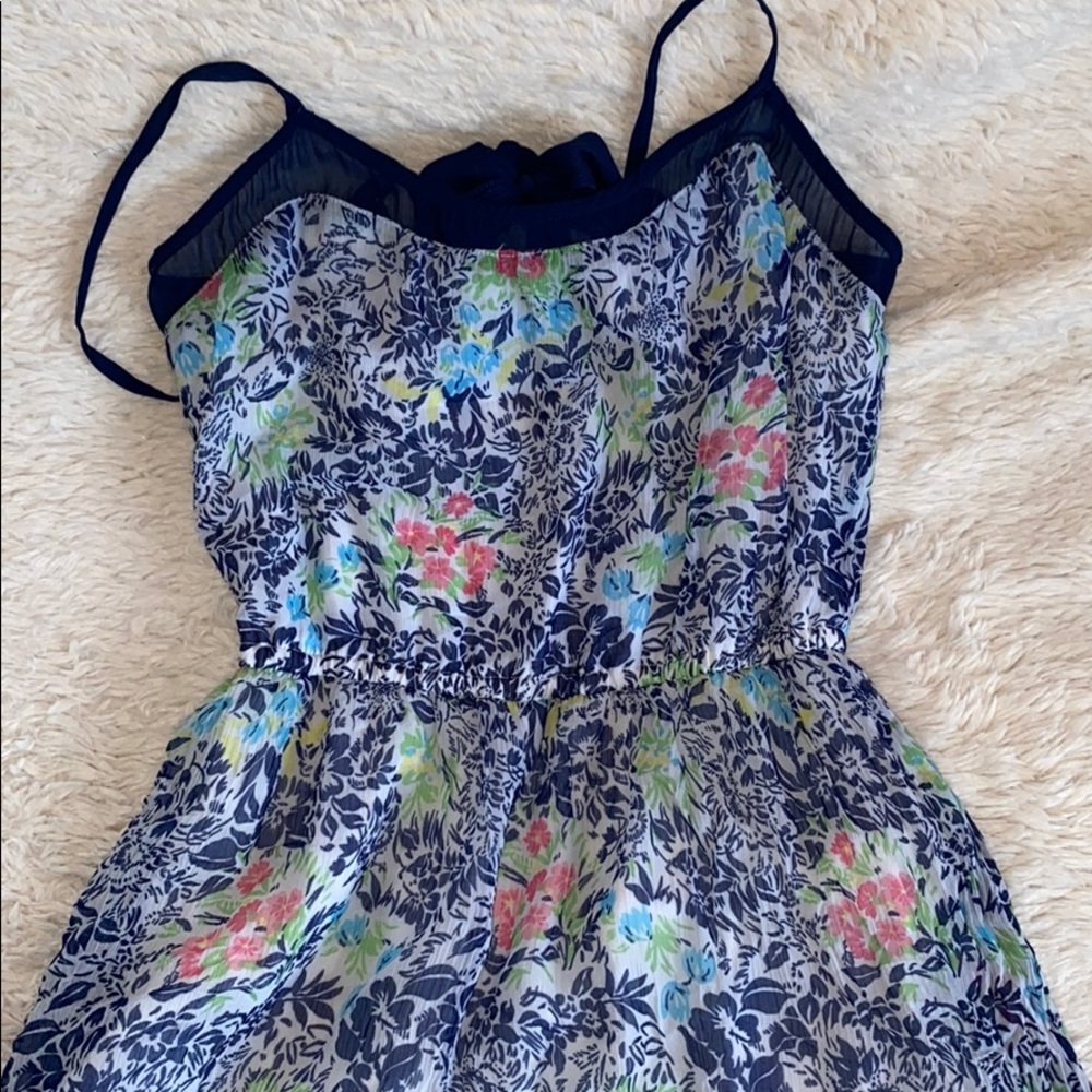 Hollister Blue Floral Dress